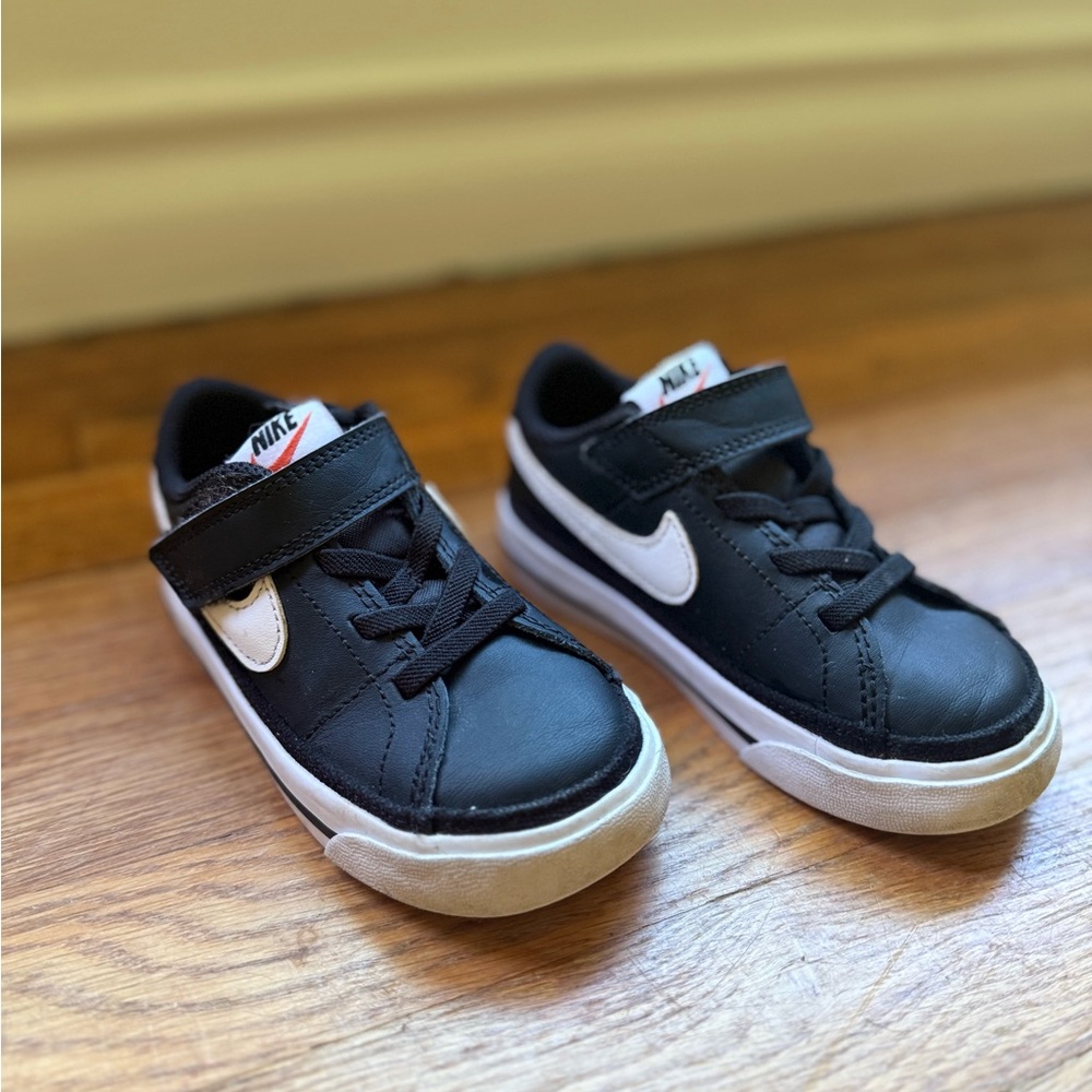 Nike Black and White Low-Top Sneakers